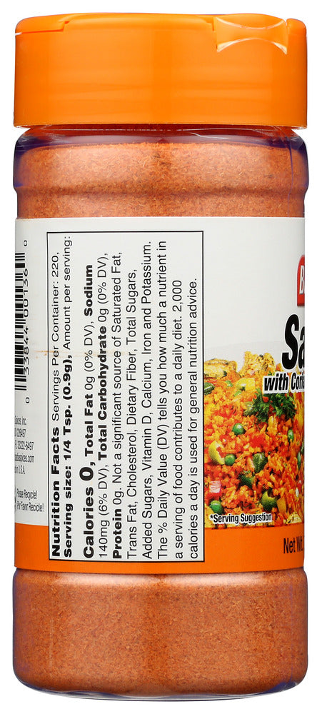 Badia: Sazon With Coriander And Annatto, 7 Oz