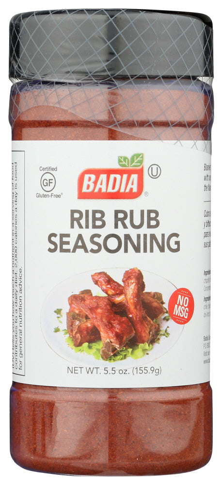 Badia: Spice Rub Rib, 5.5 Oz