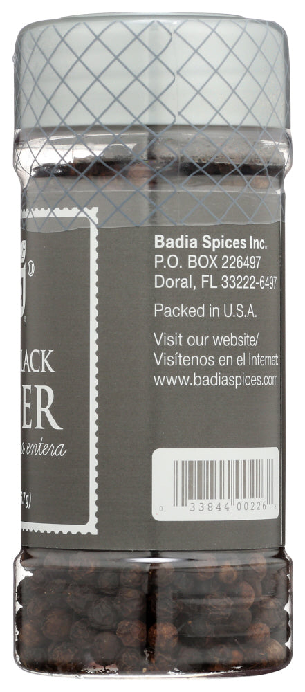 Badia: Peppercorn Whl Black, 2 Oz