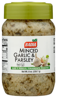 Badia: Spice Garlic Minced Parsl, 8 Oz