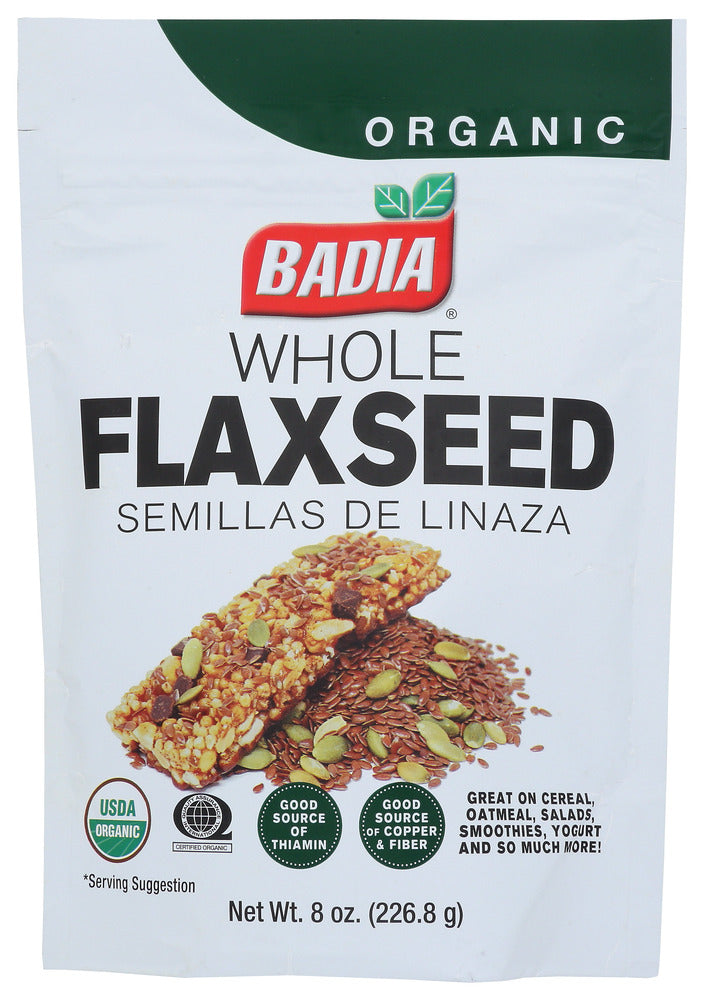 Badia: Flax Seed Organic, 8 Oz