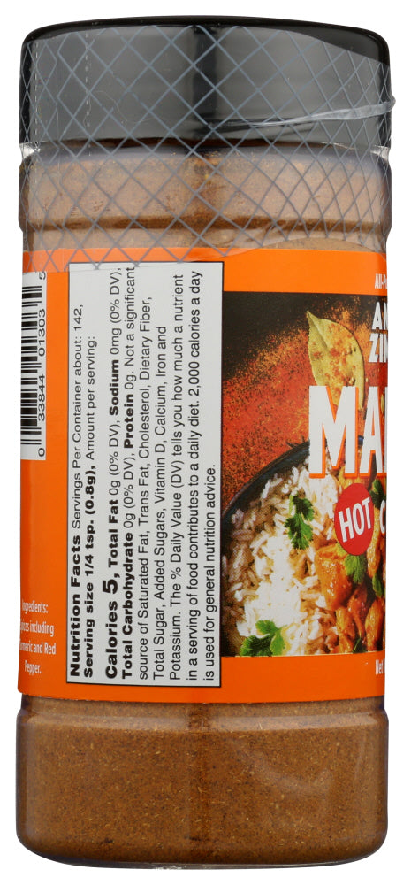 Andrew Zimmern: Seasoning Madras Ht Curry, 4 Oz