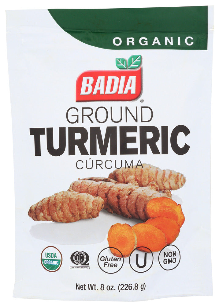 Badia: Tumeric Ground Org, 8 Oz