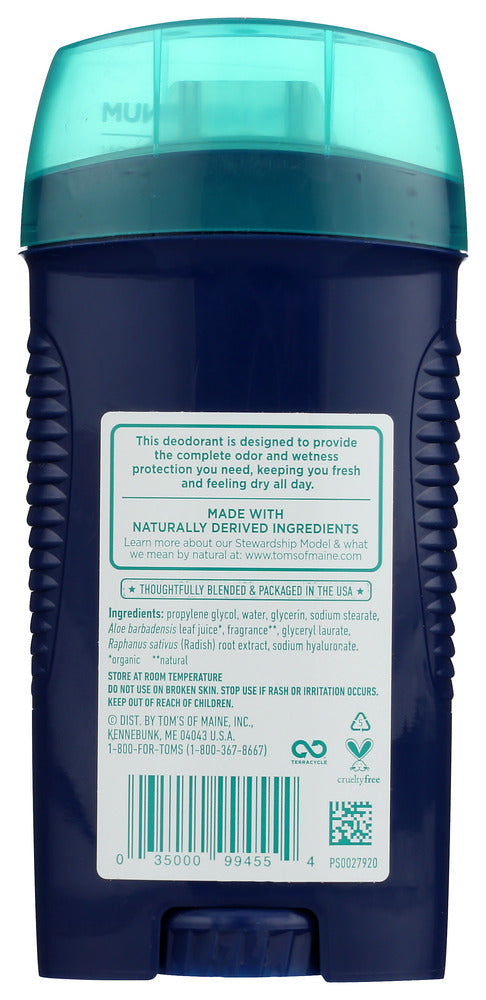 Toms Of Maine: Complete Protection Deodorant Cedar & Vetiver, 2.6 Oz