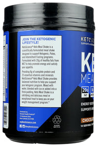 Keto Science: Keto Meal Shake Chocolate Cream, 20.7 Oz