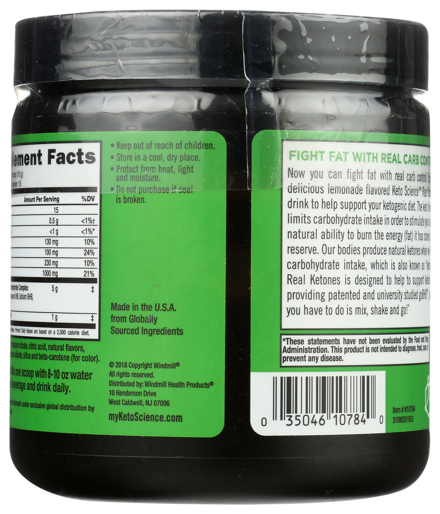 Keto Science: Real Ketones, 5.3 Oz