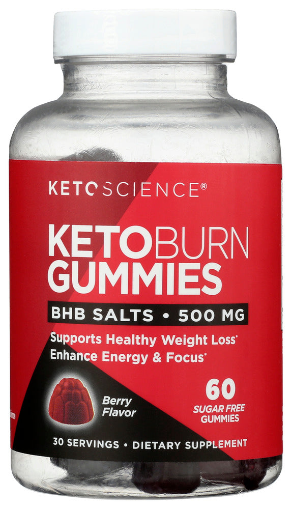 Keto Science: Keto Burn Bhb Gummies, 60 Ea