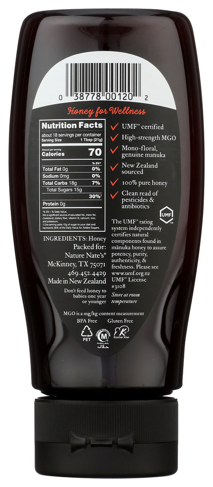 Nature Nates: Manuka Honey Umf 5 Mgo 83, 13.2 Oz