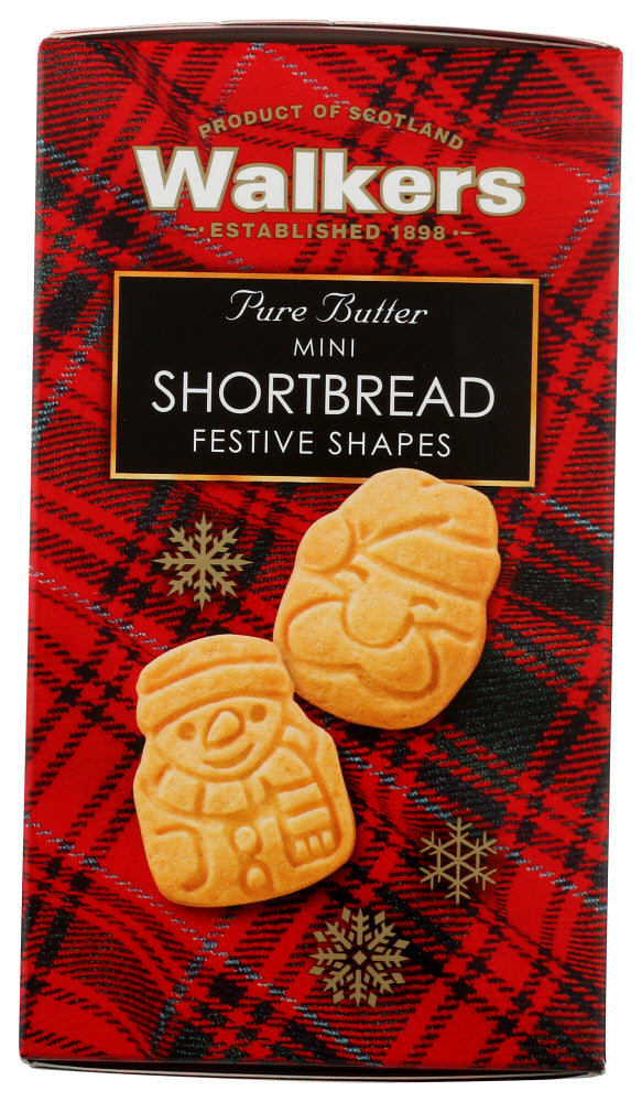 Walkers: Mini Shortbread Festive Shapes, 5.3 Oz