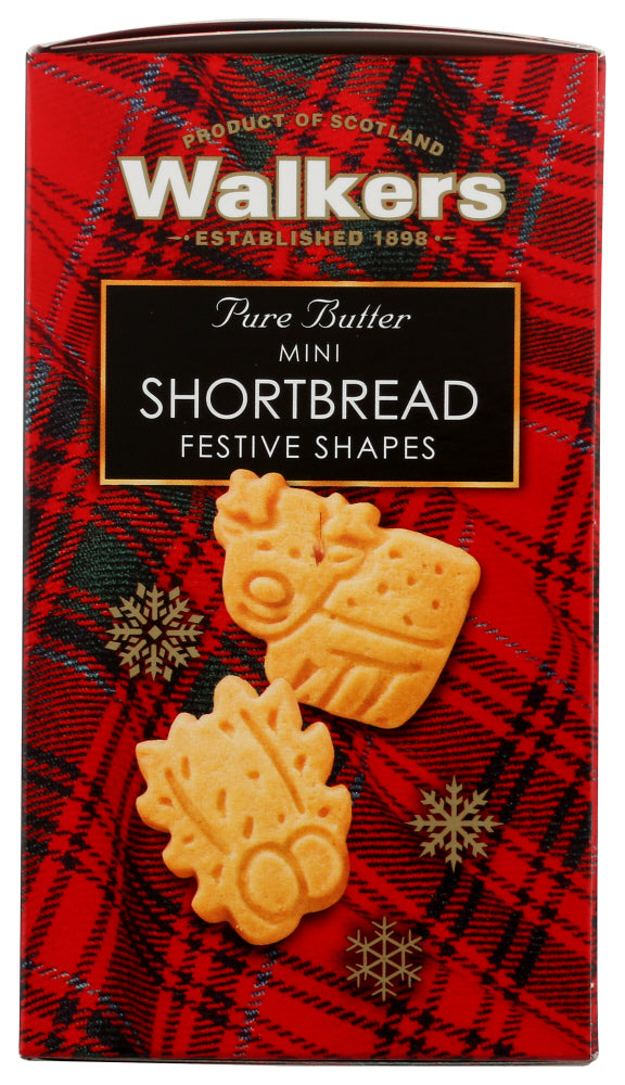 Walkers: Mini Shortbread Festive Shapes, 5.3 Oz