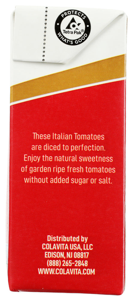 Colavita: Diced Italian Tomatoes, 13.76 Oz