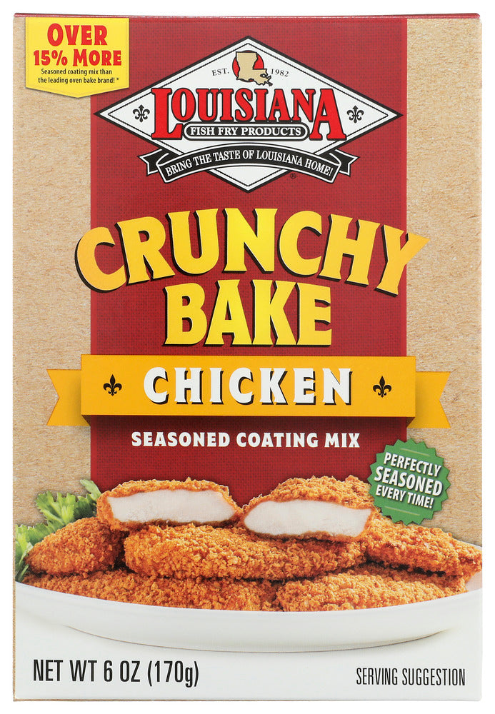 Louisiana Fish Fry: Seasoning Crunchy Bake Chicken, 6 Oz