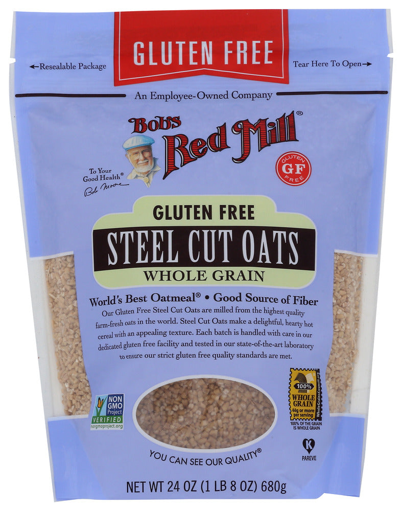 Bobs Red Mill: Gluten Free Steel Cut Oats, 24 Oz