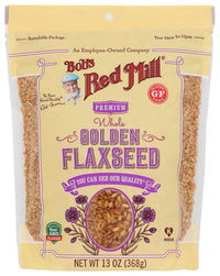 Bobs Red Mill: Organic Golden Flaxseeds, 13 Oz