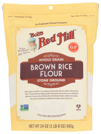 Bobs Red Mill: Flour Brown Rice, 24 Oz