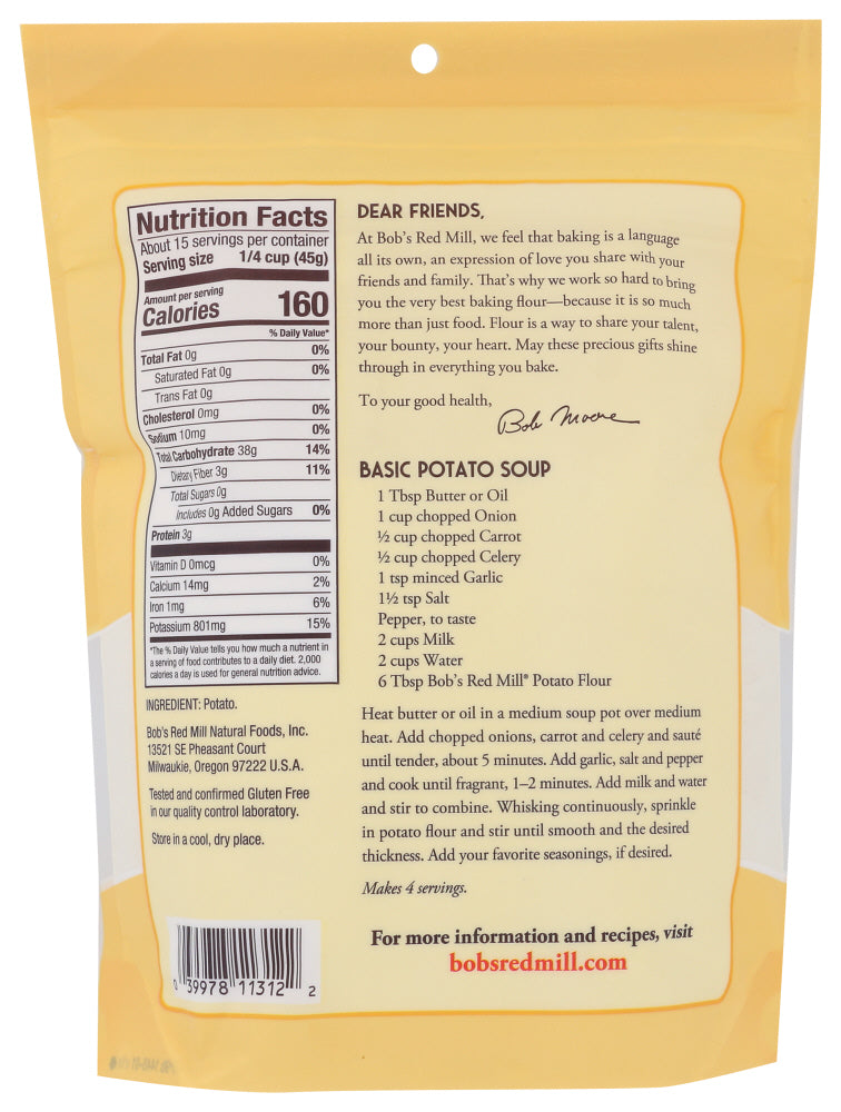 Bobs Red Mill: Flour Potato, 24 Oz