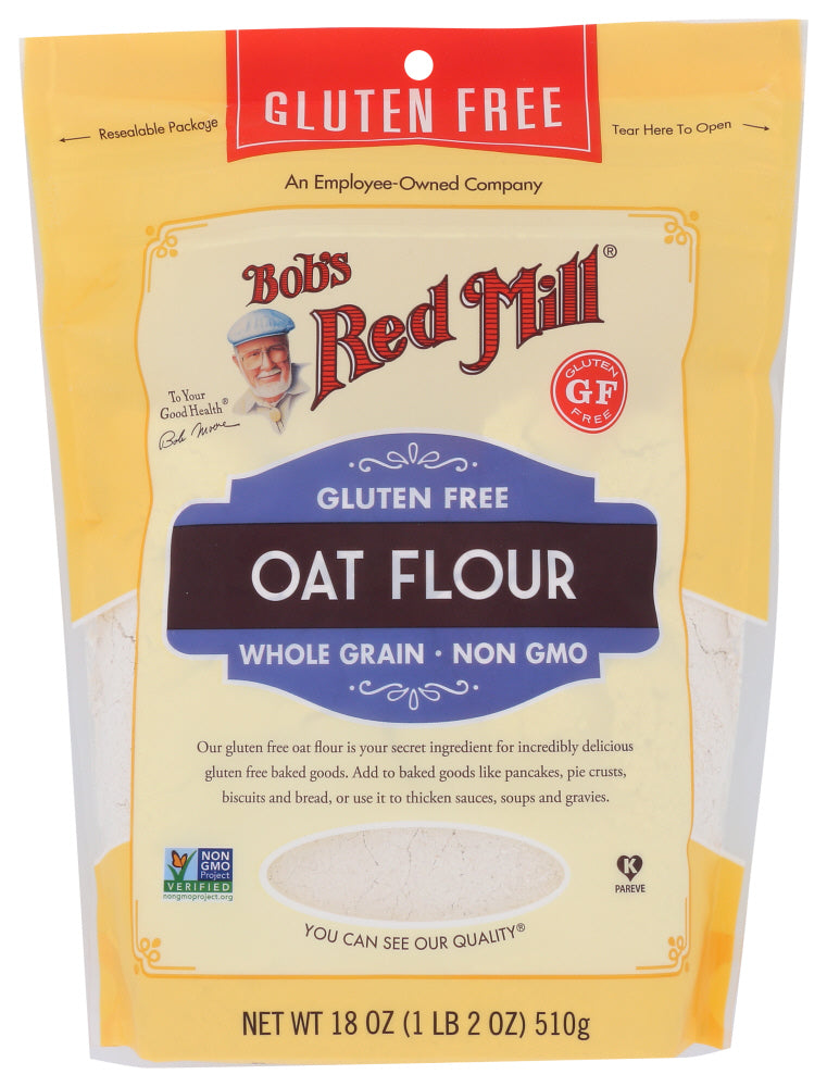 Bobs Red Mill: Flour Oat, 18 Oz