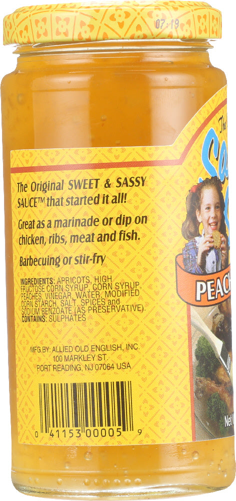 Saucy Susan: Sauce Peach Apricot, 9.5 Oz