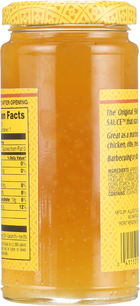 Saucy Susan: Sauce Peach Apricot, 9.5 Oz