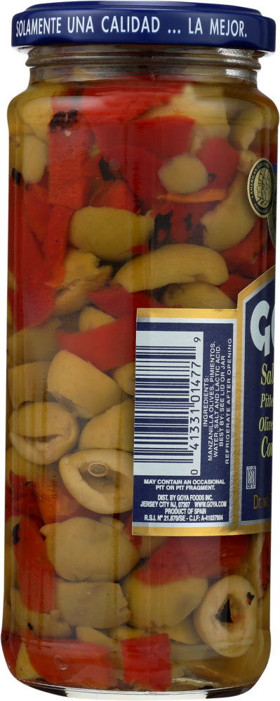 Goya: Salad Olives, 7 Oz