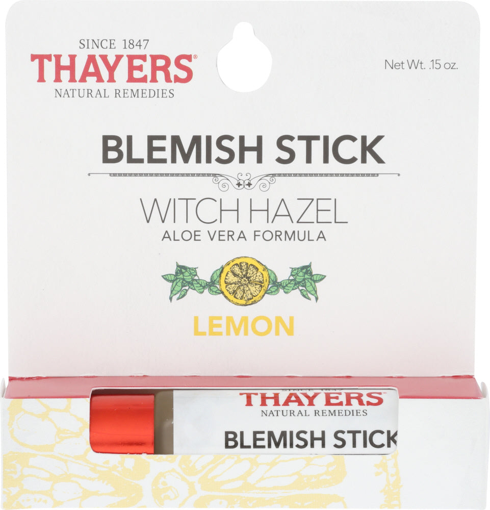 Thayers: Witch Hazel Lemon Blemish Stick, 0.15 Fo