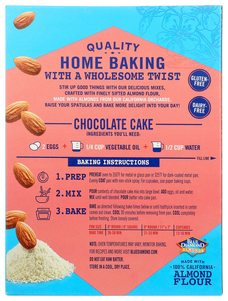 Blue Diamond: Baking Mix Chocolate Cake, 12.5 Oz