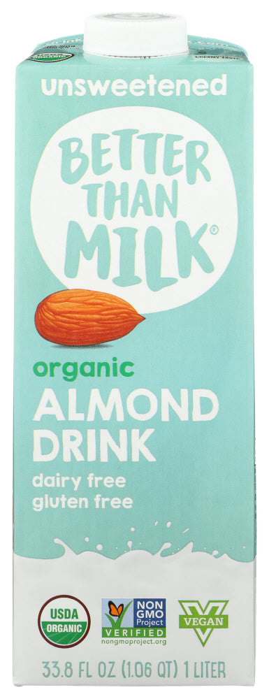 Better Than Milk: Milk Almond Unswt Org, 33.8 Fo