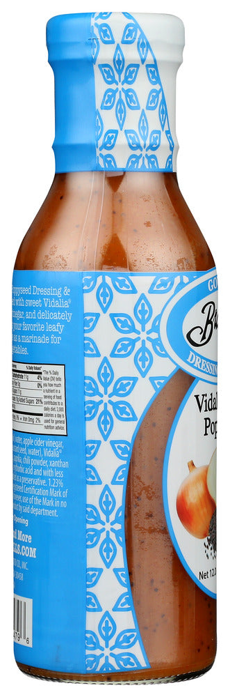 Braswell: Drssng Vidalia Poppyseed, 12 Oz