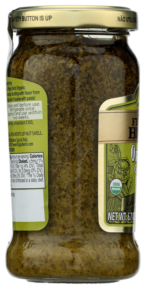 Filippo Berio: Organic Classic Pesto, 6.7 Oz