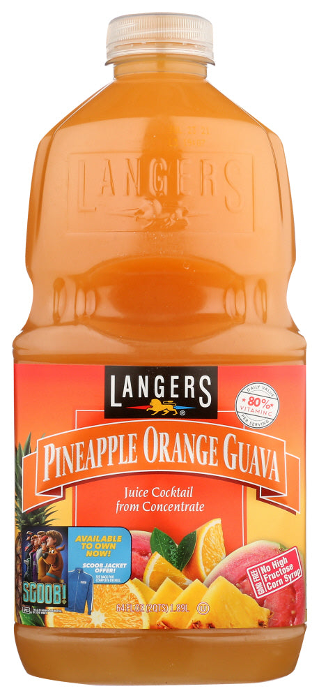 Langers: Juice Pineapple Orange Guava, 64 Fo