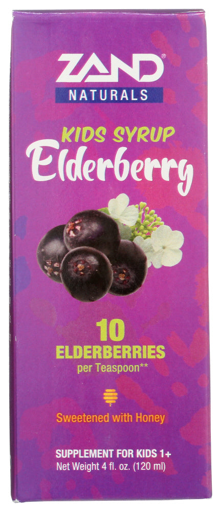 Zand: Kids Elderberry Honey, 4 Fo