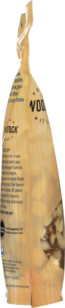 Woodstock: Thick Sliced Raw Almonds, 7.5 Oz