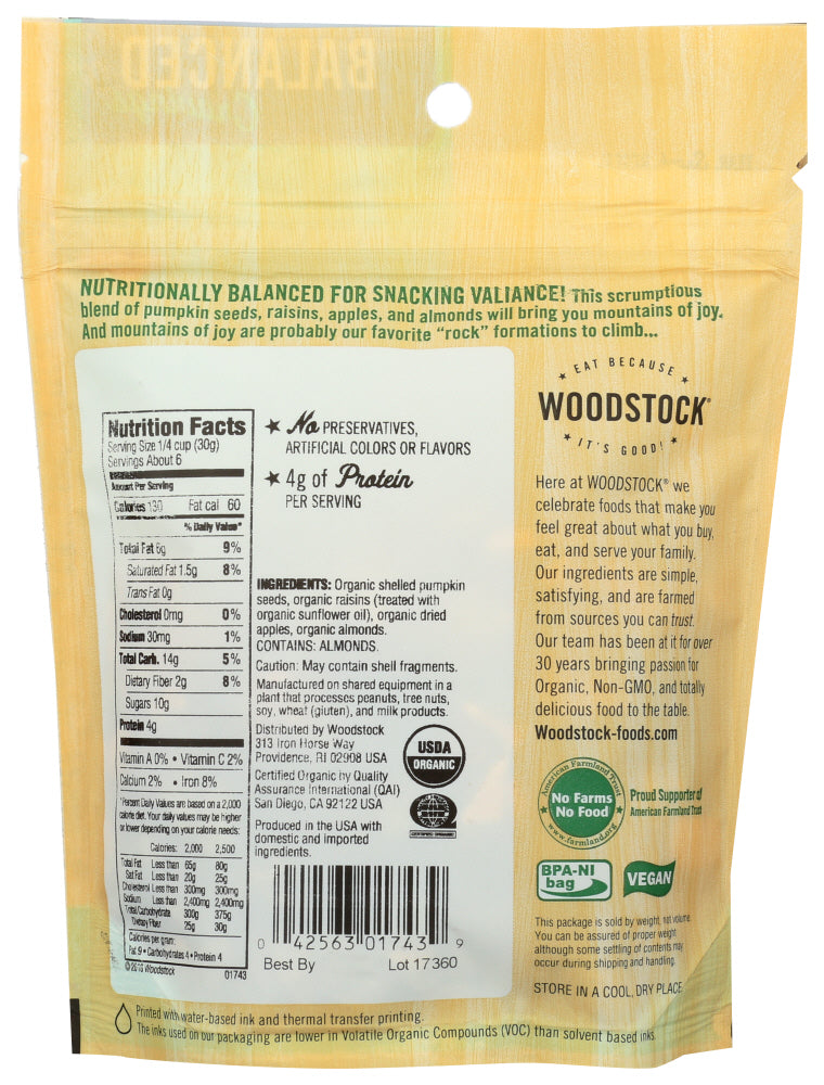 Woodstock: Mix Harvest Hikers Org, 6 Oz