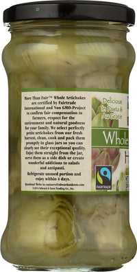 More Than Fair: Artichoke Hearts Whole, 9.8 Oz