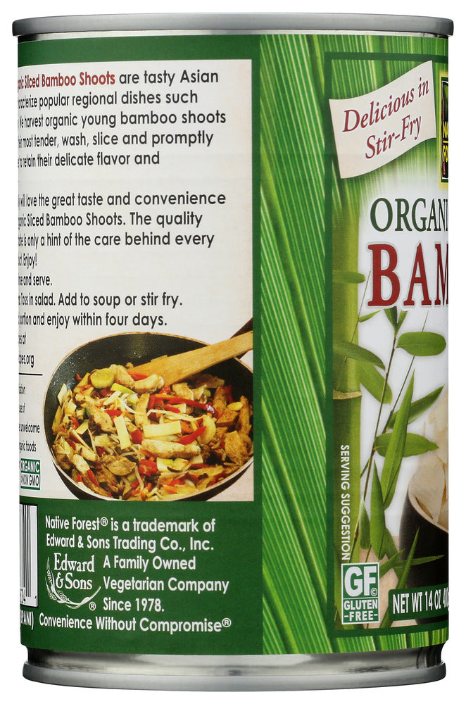 Native Forest: Organic Sliced Bamboo Shoots, 14 Oz