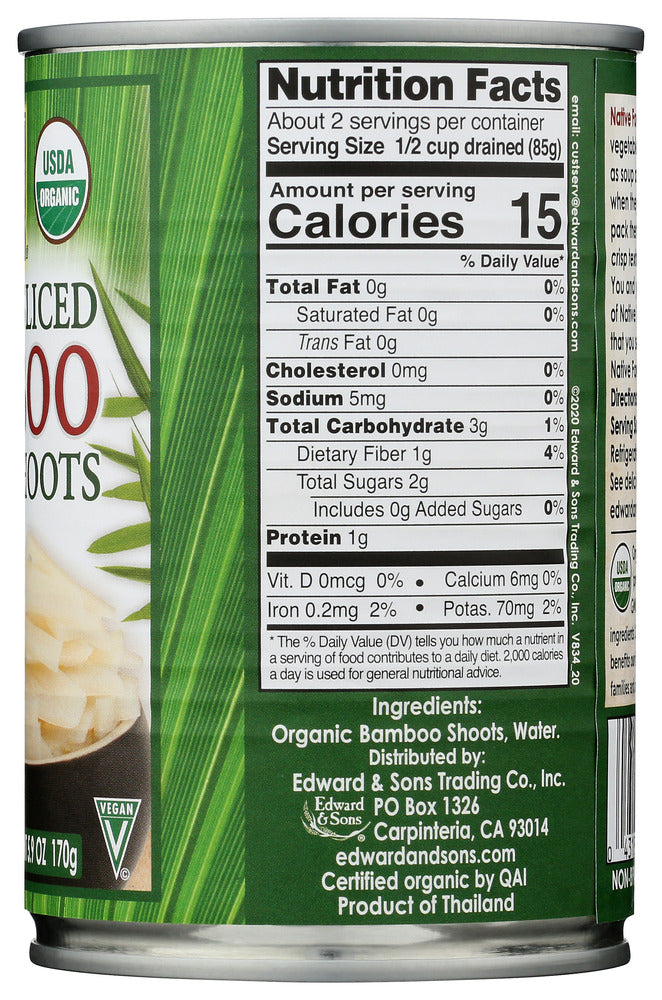 Native Forest: Organic Sliced Bamboo Shoots, 14 Oz