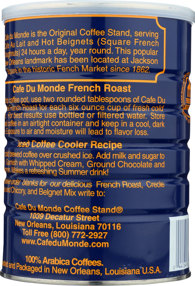 Cafe Du Mond: Coffee French Roast, 13 Oz