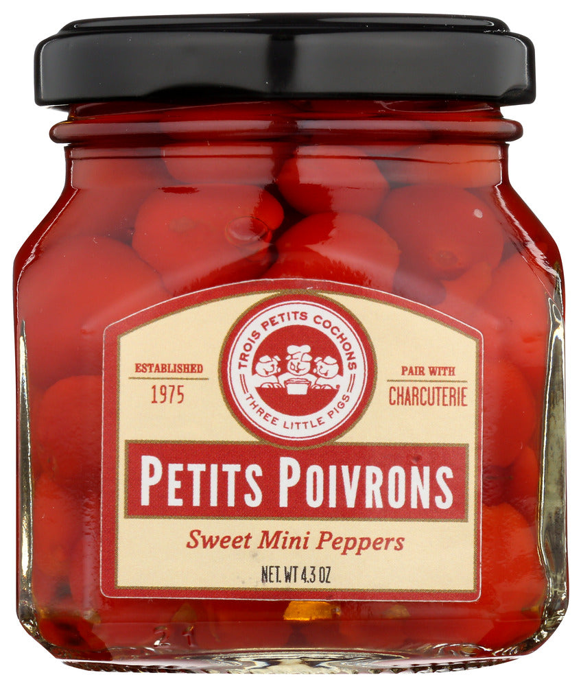 Les Trois Petits: Sweet Mini Peppers, 4.3 Oz