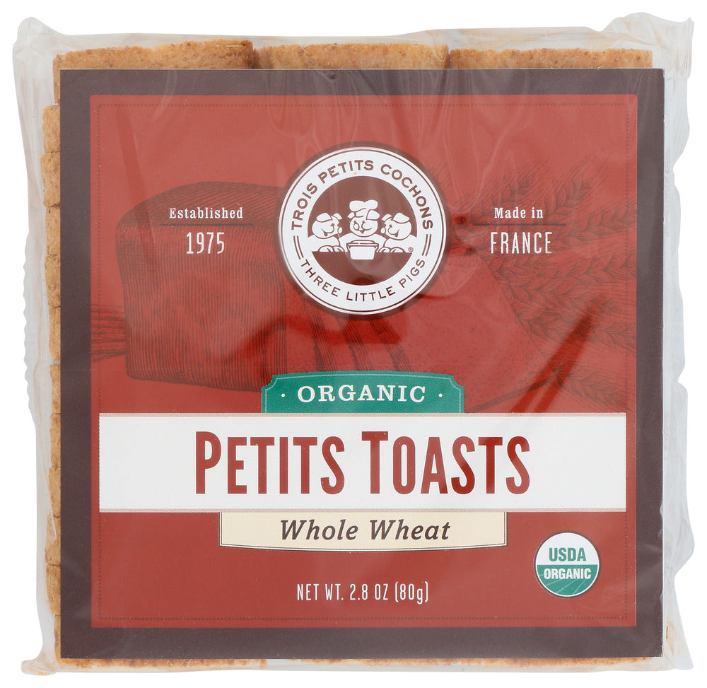 Les Trois Petits: Toasts Petits Ww Org, 2.8 Oz