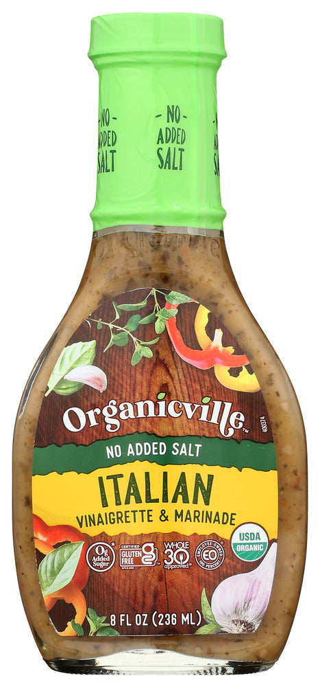 Organicville: Salt Free Italian Dressing, 8 Fo