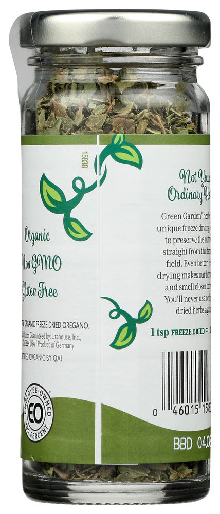 Green Garden: Ssnng Herb Oreg Frz Dried, 108 Ml