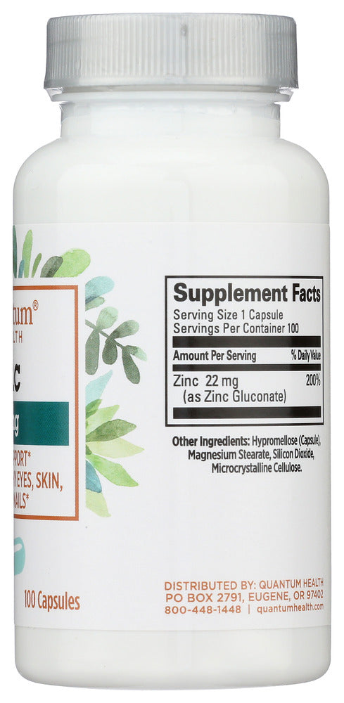 Quantum Health: Zinc Immune Support, 100 Cp