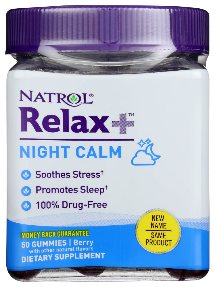 Natrol: Relax Plus Night Calm Gummies, 50 Ea