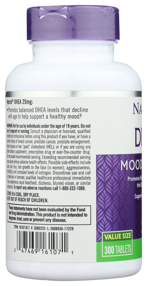 Natrol: Dhea Mood & Stress 25Mg, 300 Tb