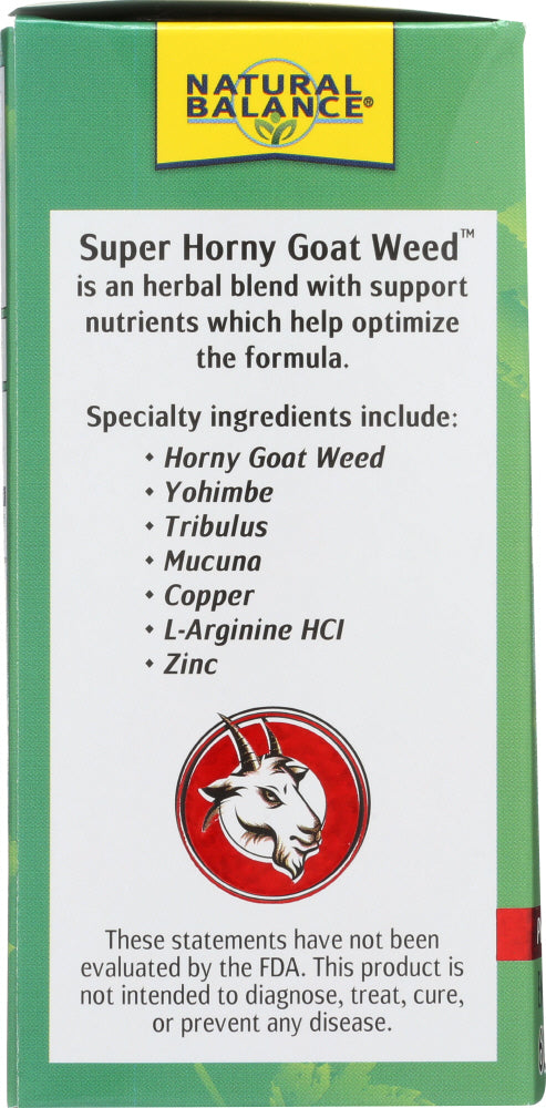 Natural Balance: Super Horny Goat Weed, 60 Vc