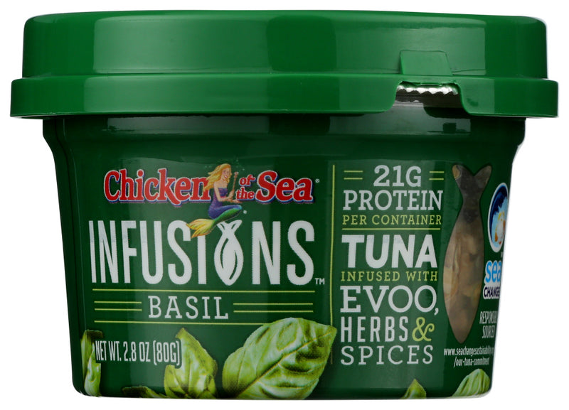 Chicken Of The Sea: Tuna Basil Infusion, 2.8 Oz