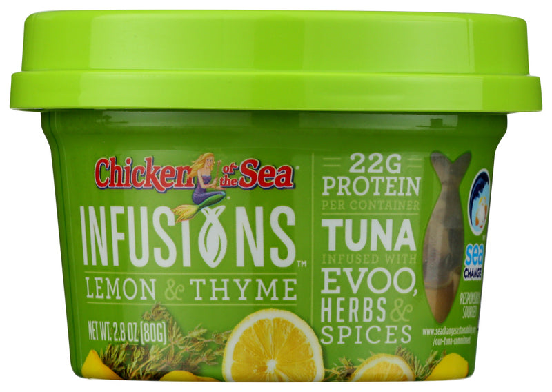 Chicken Of The Sea: Tuna Lemon Thyme Infusion, 2.8 Oz