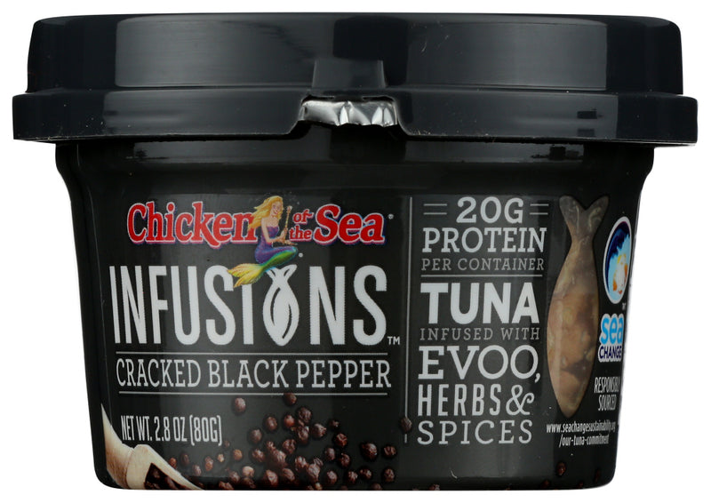 Chicken Of The Sea: Tuna Blk Pepper Infusion, 2.8 Oz