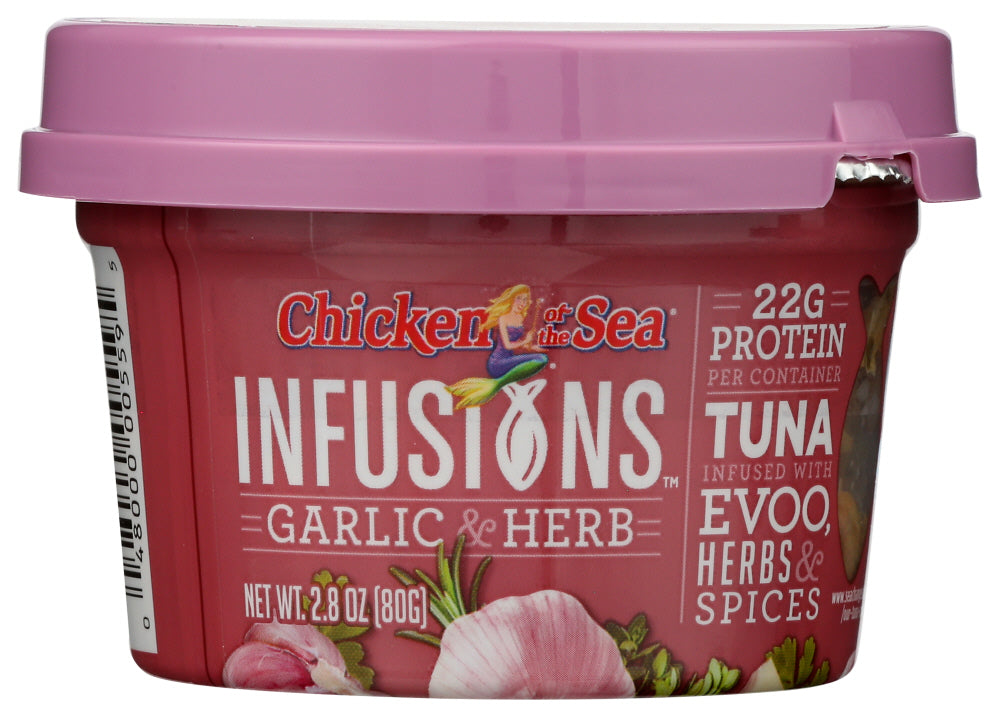 Chicken Of The Sea: Tuna Garlic And Herb, 2.8 Oz