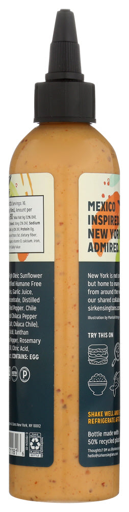 Sir Kensingtons: Chile Lime Crema Everything Sauce, 8.3 Oz